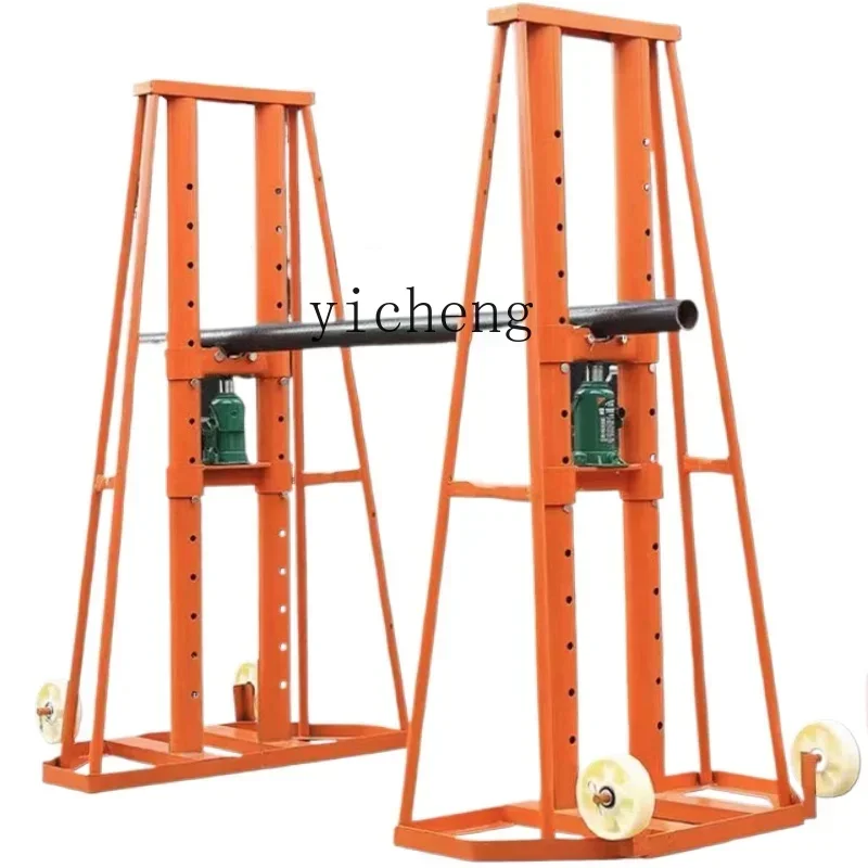 

large electric hydraulic lifting cable pay-out bracket porous heavy lifting artifact