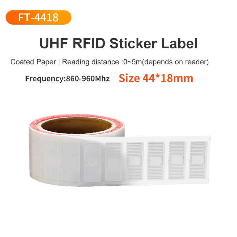 1000 stuks UHF RFID-label 73x20mm Passief stickerpapier Label Tag 860Mhz 960Mhz Lange afstand label voor magazijnbeheer UHF RFID