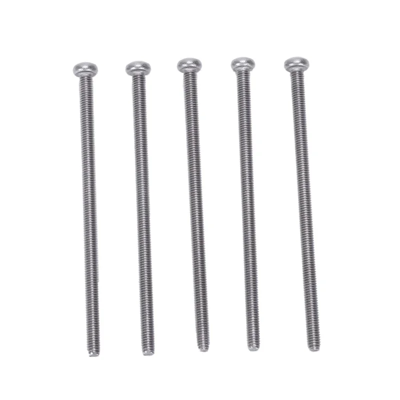 M3 X 60Mm 304 Baut Sekrup Pan Head Phillips Stainless Steel 60Pcs