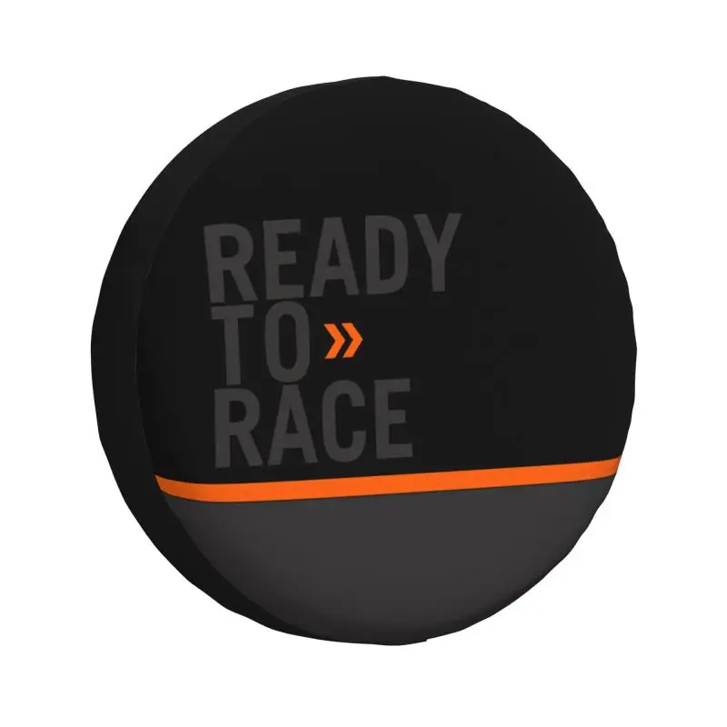 Ready To Race Logo Spare Wheel Cover for Jeep Hummer 4WD SUV Racing Sport Motorcycle Rider Tire Protector 14