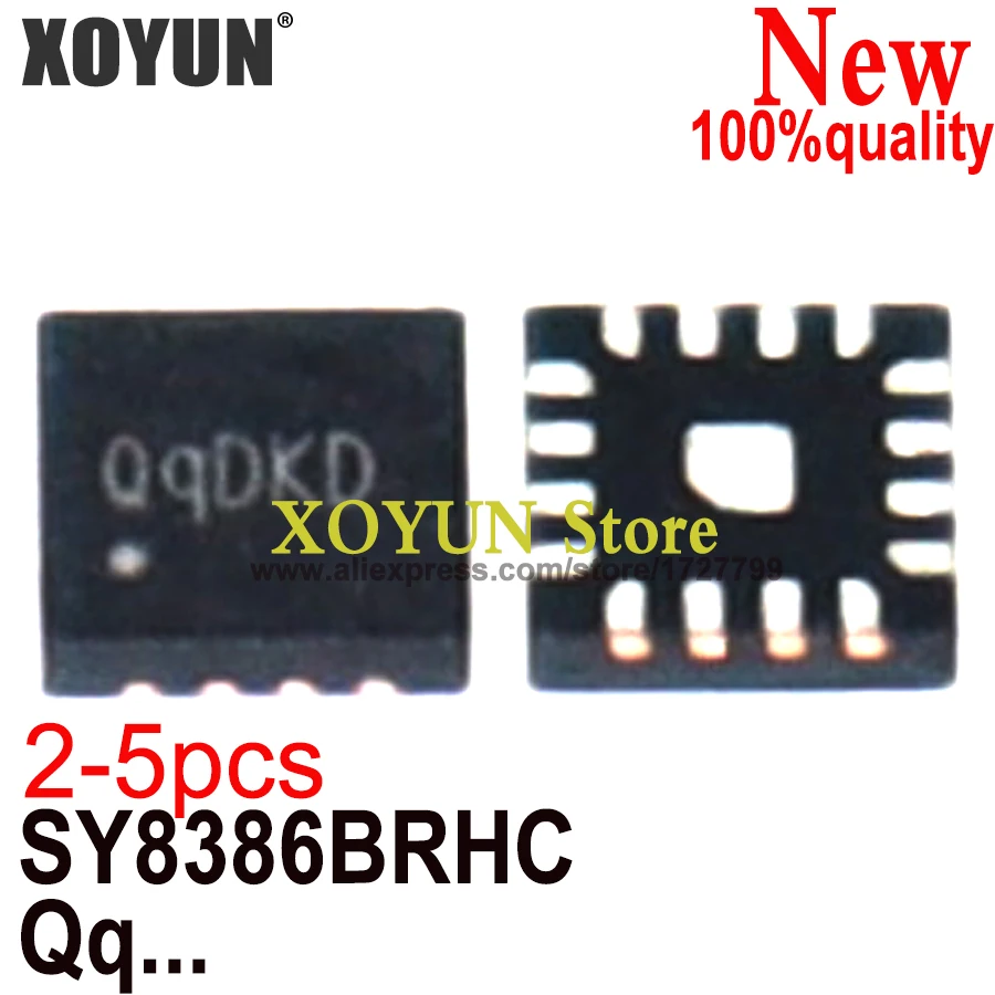 (2-5piece)100% New SY8386BRHC SY8386B QqAZB QqBTB Qq.. QFN-16 Chipset