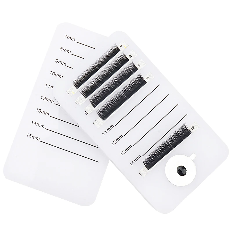 Super-thick Acrylic Eyelash Board Eyelash 7-15 Tray Strip Stand Individual Eyelash Extension Hand Plate Lashes Palette Holder