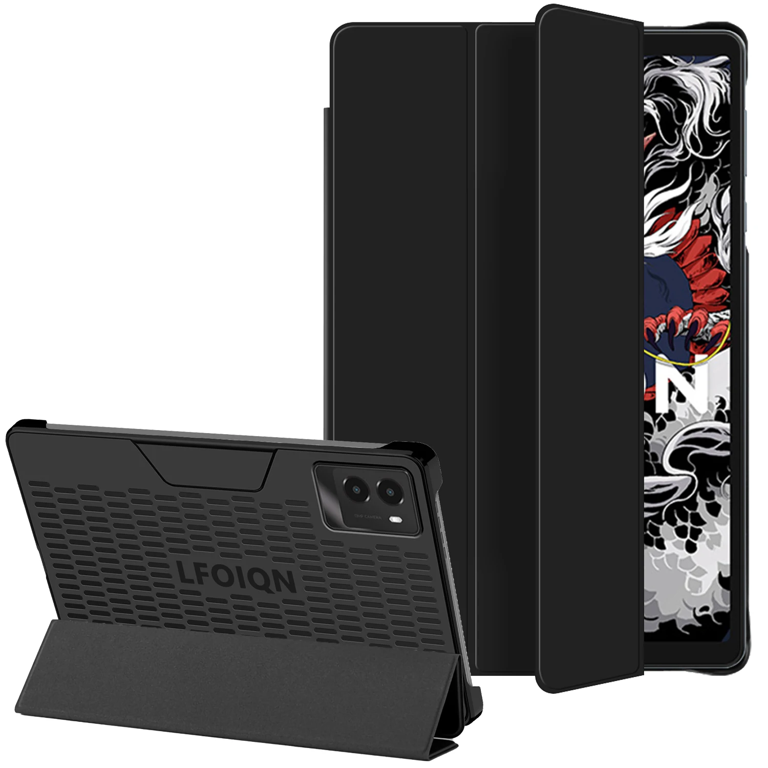 Flip Protective Case for Lenovo LEGION Y700 2025 8.8 Inch Pu Leather Holder Cover for Lenovo Legion Y700 Gen3 Ventilate Case