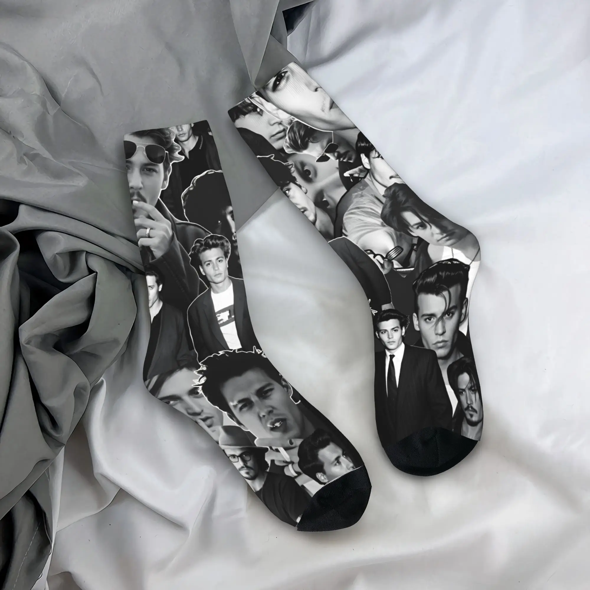 Women Men Socks Joh… - image