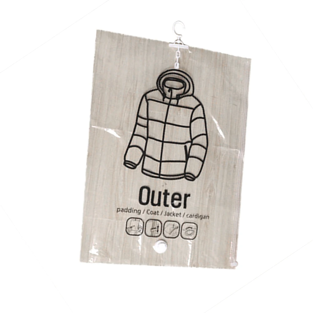

Quilt Down Jacket Compression Bag Hanging Garment Dustproof Clothing Cover Storage Solution PE PA Materials Moisture Resistant