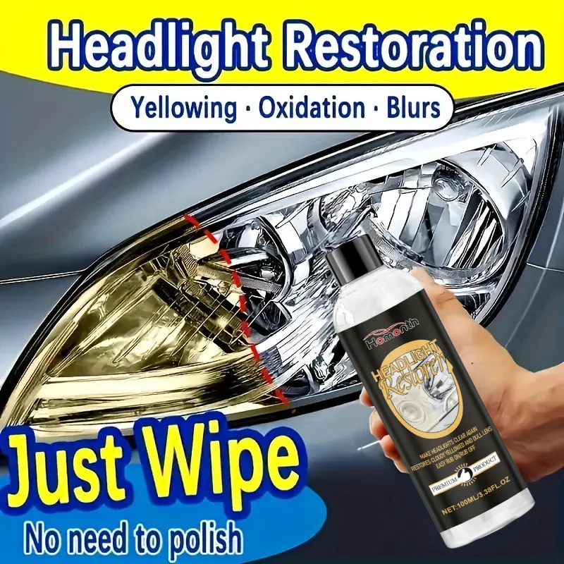 

Stain Remover Light Repair Fluid Essential Kit Cleaning Care Antioxidant Car Light Repair Fluid Kit