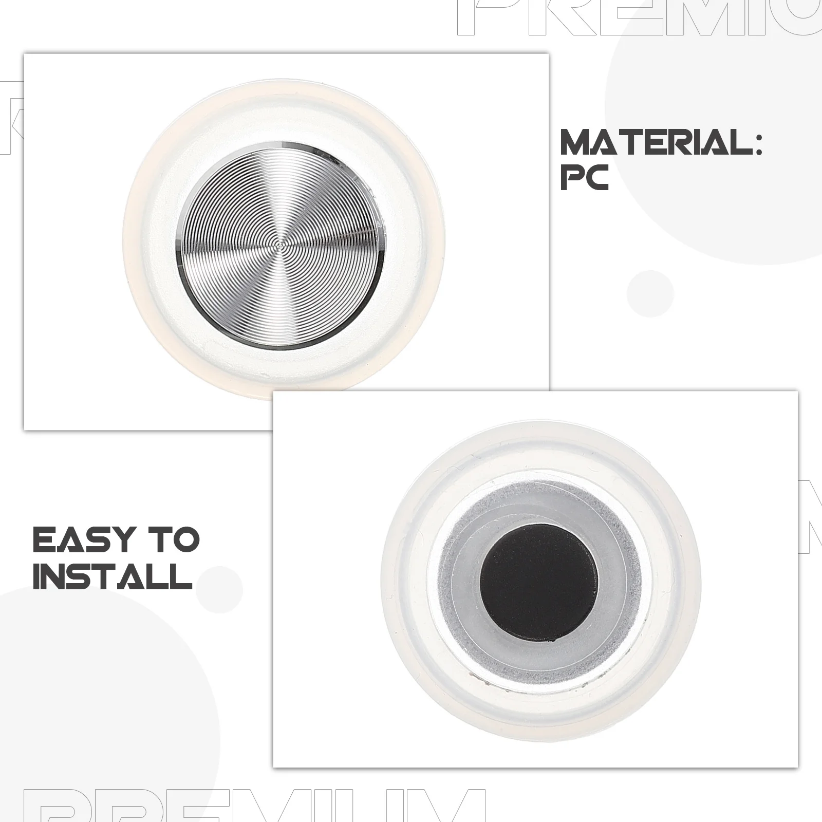 

2Pcs Mobile Phone Controller Durable Pc Material Game Handle Portable Gaming Trigger Practical Accessories Game Controller