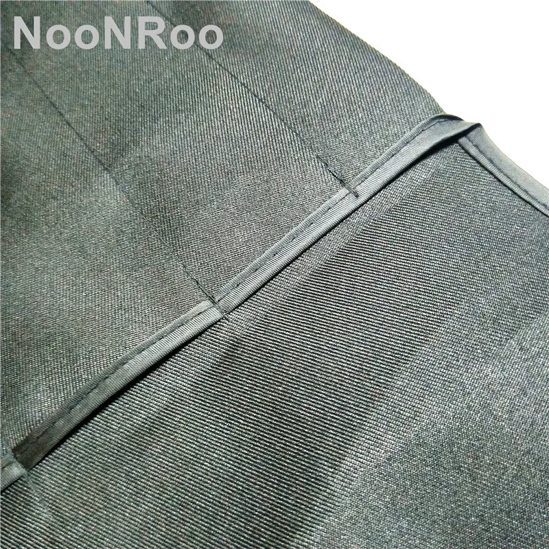 NooNRoo 100% Baumwolltasche für Fliegenruten, 4-teiliger Rutenkoffer, schwarze Farbe, hochwertige Fliegenfischerruten-Tasche, 3 Stück/Tasche – Detail 8