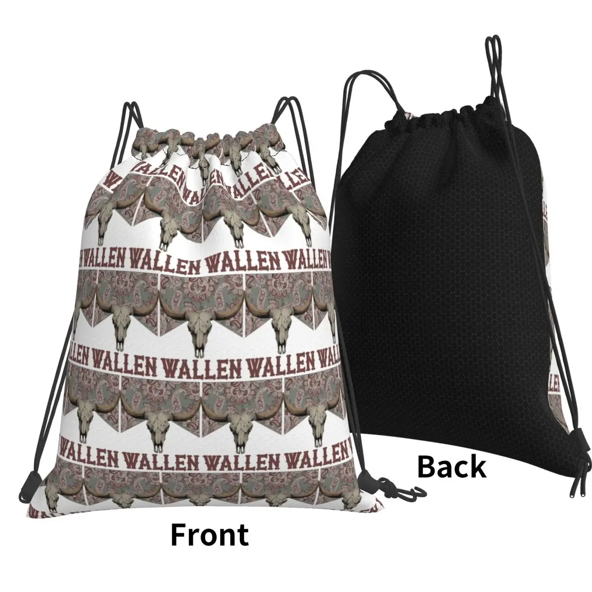 Tour Country Style Music 2025 Singer Backpacks Multi-function Drawstring Bags Sundries Bag Book Bags for Travel School