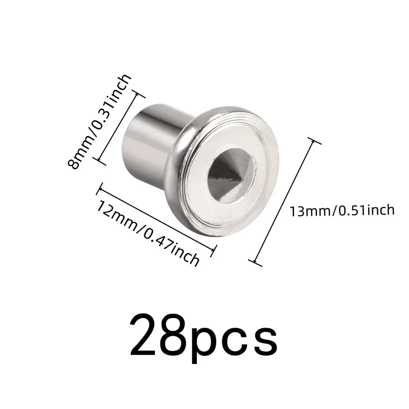 28 pcs Accurate Drill Alignment 8mm Woodworking Alignment Pins, great for Woodworking Projects, Precision Center Point