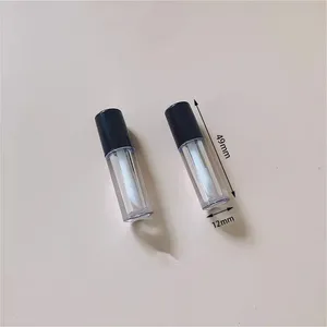 6pcs/lot 3ml/0.8ml Plastic Lip Gloss Tube Small Lipstick Tube/Mascara Eyelawith Leakproof Inner Sample Cosmetic Container 10 best sales lipgloss container - №4