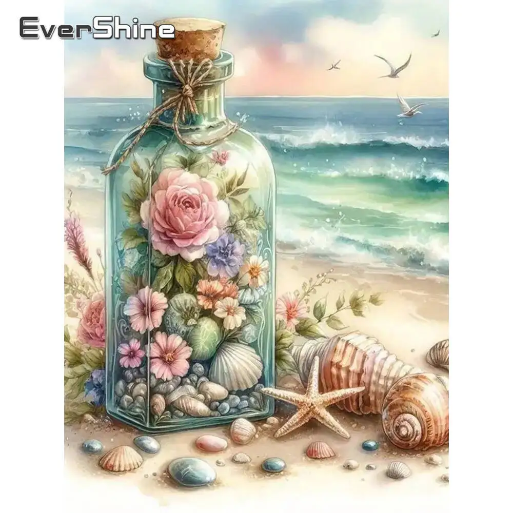 Evershine Diamant-Malerei, Hund, Tier, Strass-Bilder, Cartoon-Diamant-Stickerei, Brücke, buntes Kunsthandwerk, handgefertigtes Geschenk