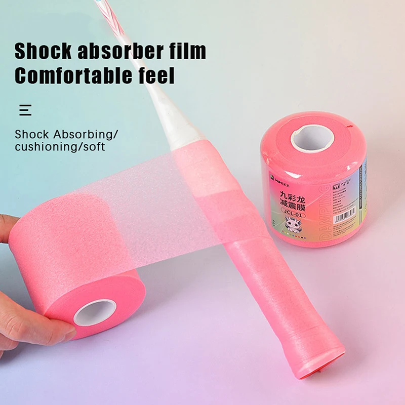 قبضة كرة الريشة وسادة التفاف 3/6/7 سنتيمتر عرض ممتاز امتصاص الصدمات مضرب تنس شريط لحام دعم الفيلم