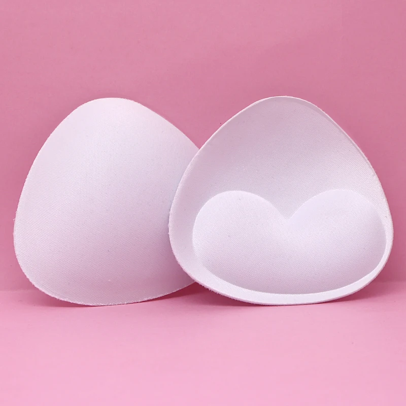 1Pair Sponge Push Up Bra Pads Set for Women Invisible Insert Swimsuit Bikini Breast Enhancers Chest Cup Pads Accessories