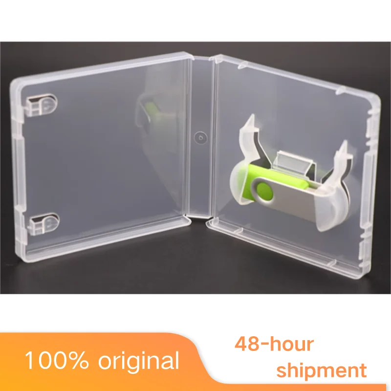 16mm Transparent Plastic USB Boxes USB Flash Drive Packaging Boxes