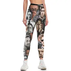 Ryan Gosling Collage Leggings sport pantaloni sportivi femminili donna pantaloni da palestra abbigliamento Fitness Leggings da donna