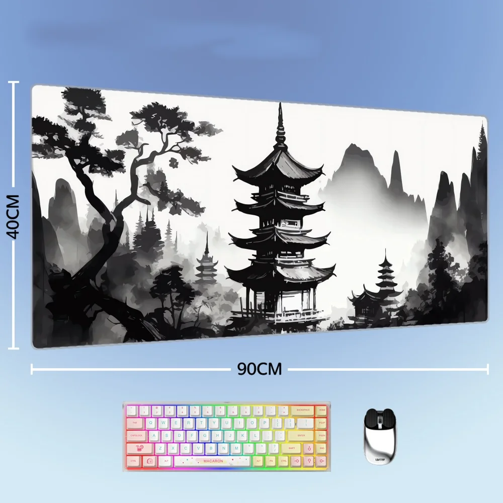 

Чернила и стирка, простой цветной коврик для мыши, противоскользящий водонепроницаемый горный коврик для мыши, школьные принадлежности, офисные аксессуары, настольный набор