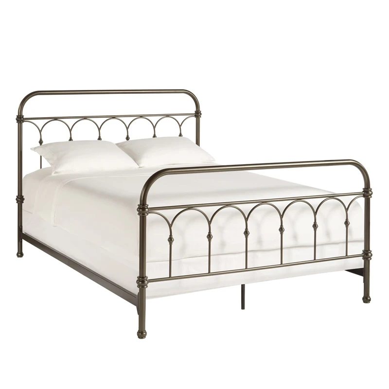 European style vintage wrought iron bed，double bed