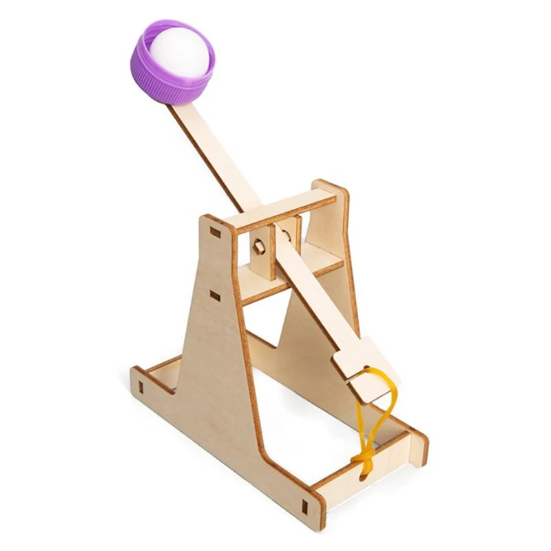 Baker Ross Trebuchet En Bois – Kit Catapulte STEM à Construire, Lot De 2 Pour Enfants à Partir De 5 Ans