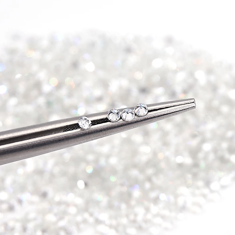Rundschliff 0,7–2,9 mm 1 Karat Rolle Moissanit D Farbe VVS1 Kleiner Nahkampf-Lieferant mit losem Edelstein – Detail 9