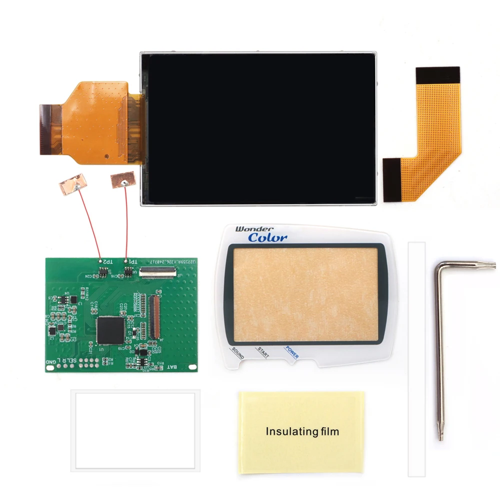 For WSC High Definition Backlight LCD Kit IPS Display Screen Retro Pixel OSD Menu For WonderSwan Color WSC Console view 3