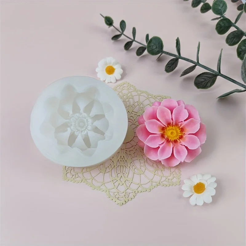 Flower Silicone Mold DIY Handmade Cake Baking Mold Home Decoration Soap, Candles, Gypsum Mold.