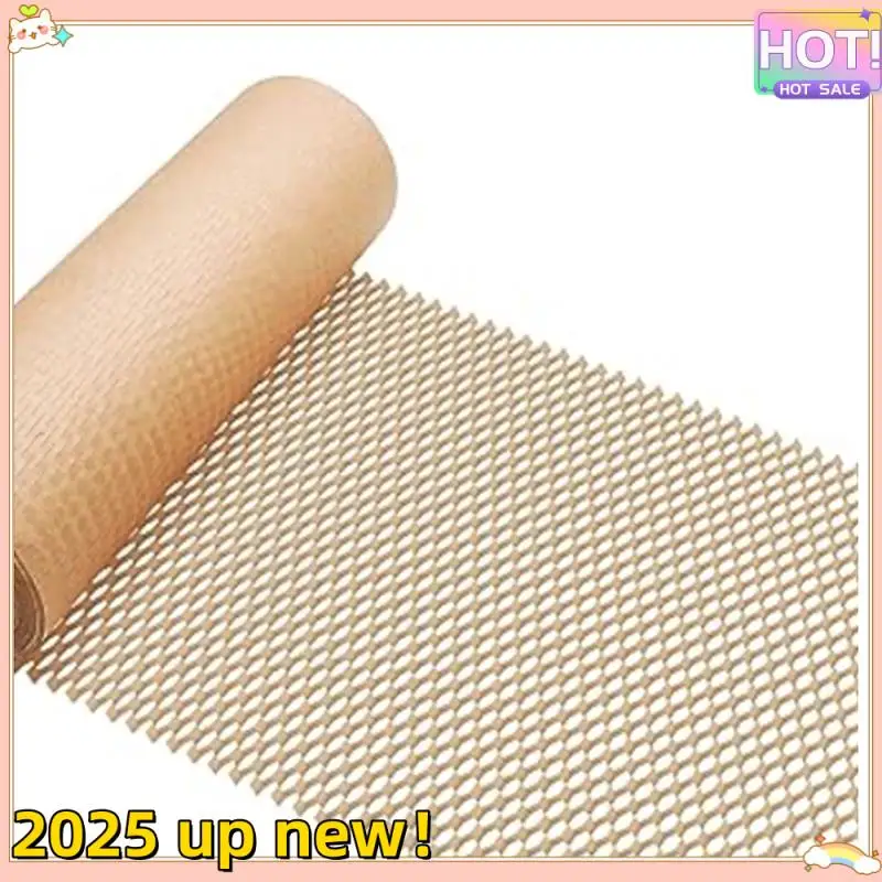 

1PCS Honeycomb Paper Degradable Anti-Collision Grid Honeycomb Wrapping Paper 30Cmx50 Meters