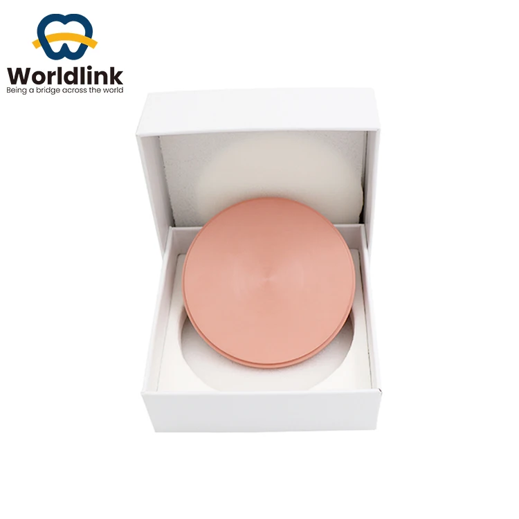 WorldLink Dental Milling Peek Blank 98MM Cutting Size Highly Biocompatible False Teeth Holder for Lab Use