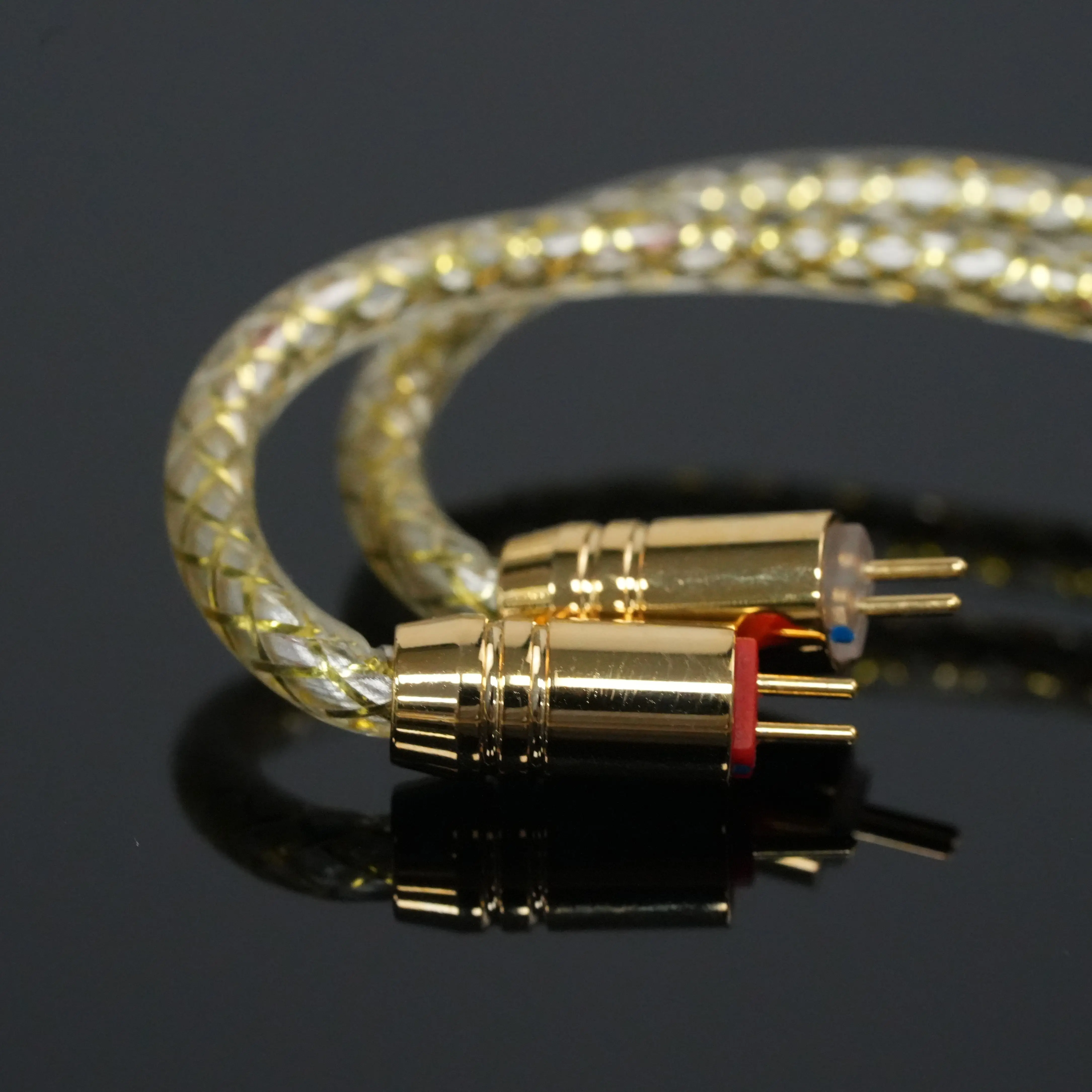 XINHS HA015 Litz HiFi Audio Cable Monocrystalline Copper Palladium-Plated 0.78mm 2PIN Headphone Upgrade Cable For  for NX8