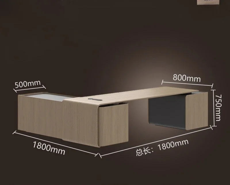 K pscale office new fashion boss table simple president table multi-functional desk