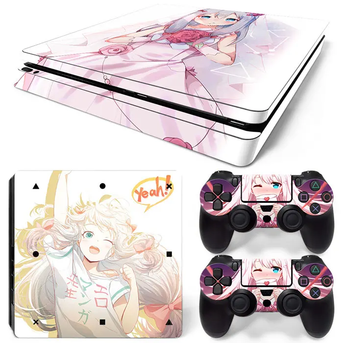 ロゴ1953 PS4スリムスキンステッカーデカールカバー用ps4スリムコンソールと2コントローラスキンビニールスリムステッカーデカール