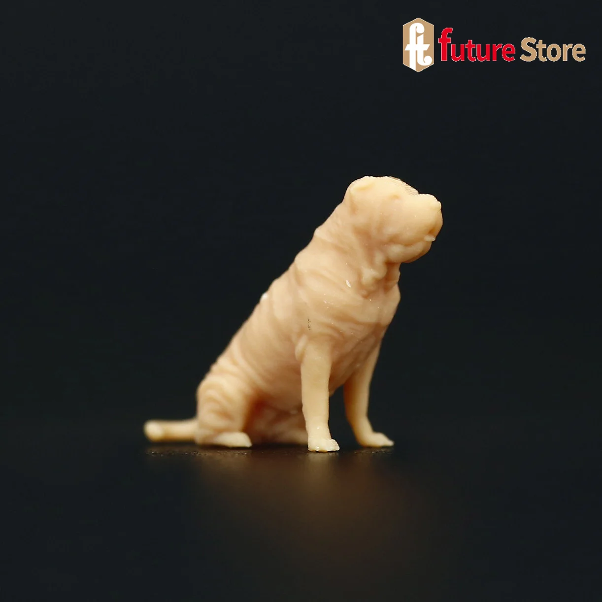 A277 1/87 1/64 1/43 Cute Dog Puppy Miniatures Figures Creative Scene Props Diorama Model For Cars Toys Micro Photography Collect