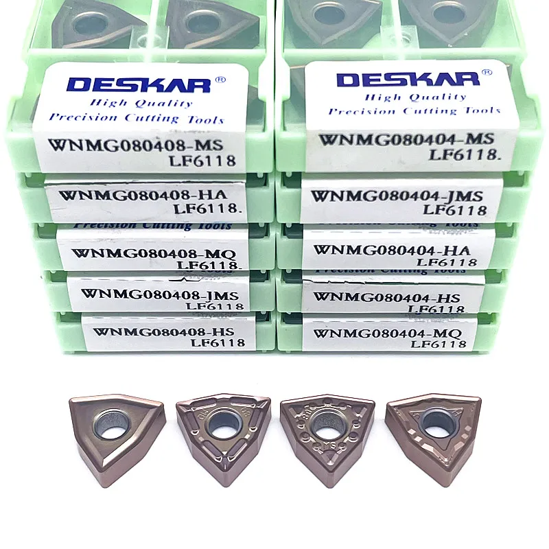 

WNMG080404 WNMG080408 MQ MA MM HS MS HA JMS LF6118 Carbide CNC lathe turning insert External turning tools Cutting inserts
