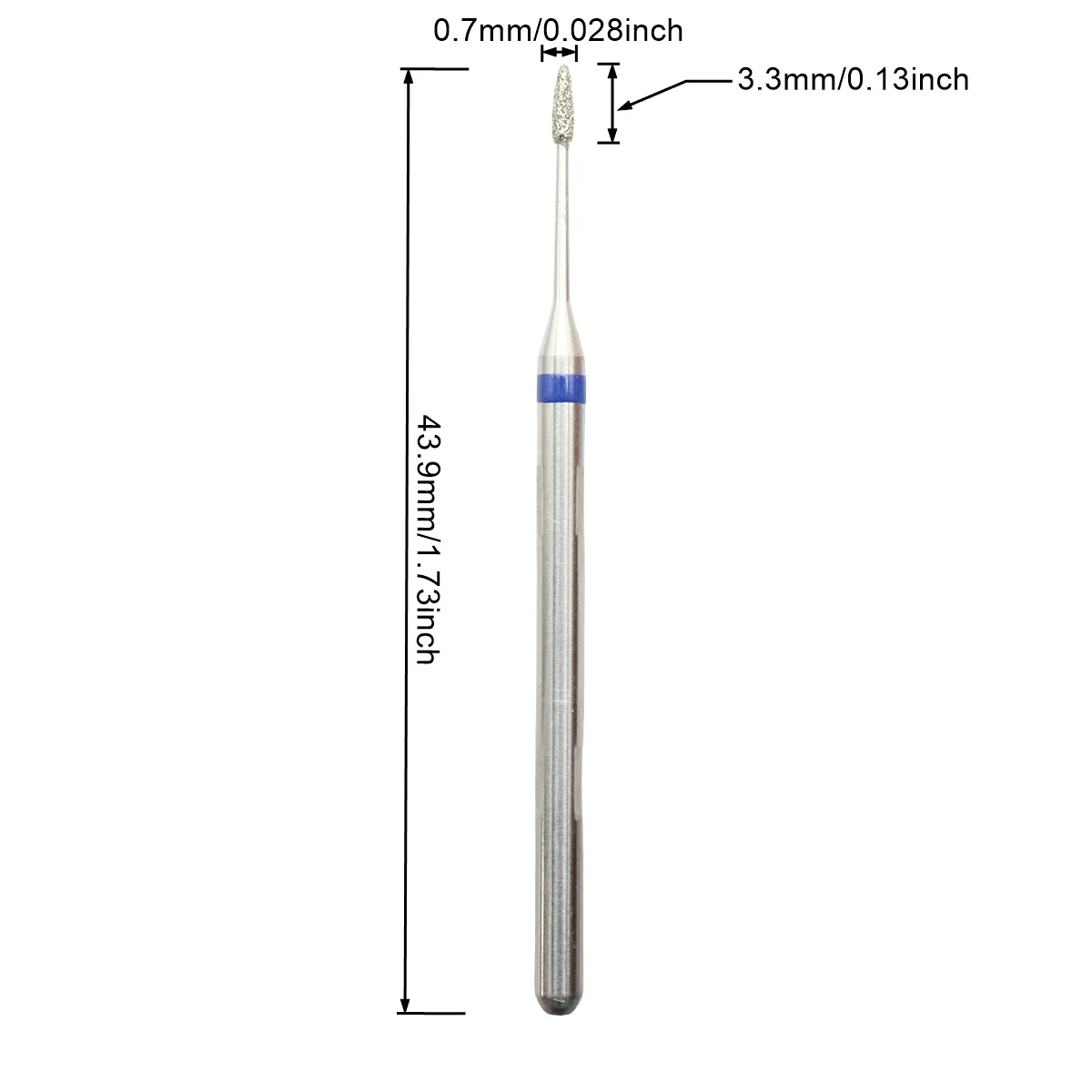 เล็บ Mata Bor สแตนเลสคัตเตอร์เหล็กสำหรับทำเล็บมืออาชีพเครื่องมือลบเล็บเจล1ชิ้น3/32"