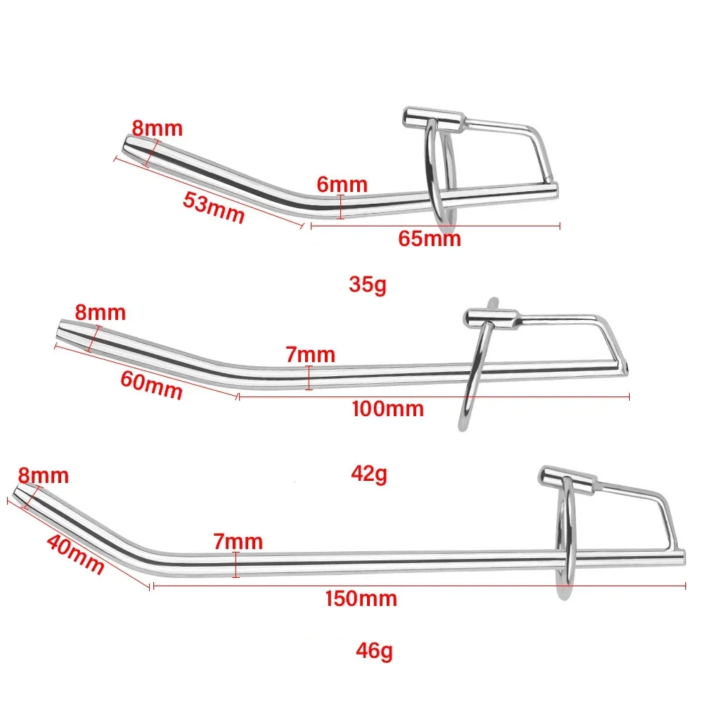 Stainless Steel Urethral Catheter Catheter Sound Penis Plug Urethral Dilator For Male Masturbator Penis Urethral Sound Inserts