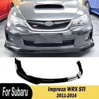 Difusor de parachoques delantero de coche, kit de carrocería para Subaru Impreza WRX STI 2011, 2012, 2013, 2014, 3 piezas