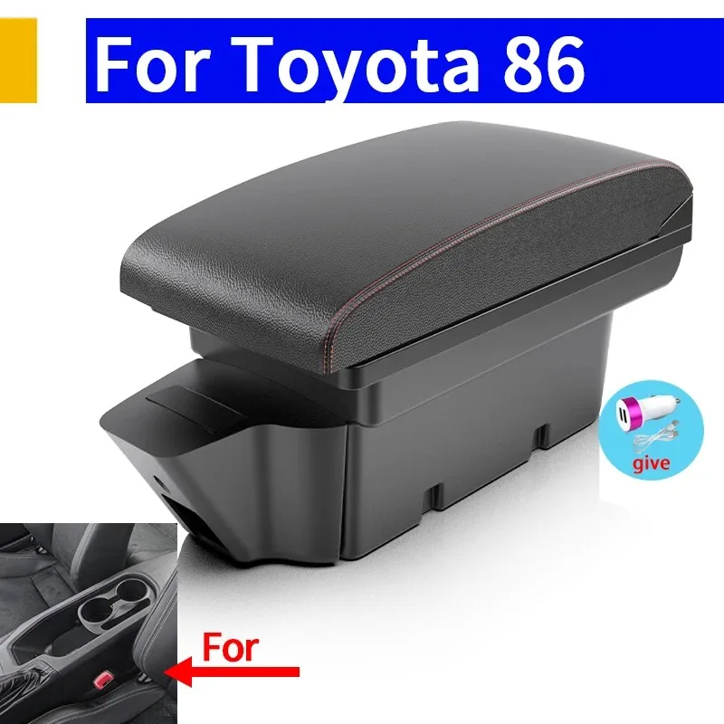 

For Toyota 86 Armrest For Subaru Brz Car Armrest Box For Scion Fr-S Frs Gt86 2012-2020 Storage Box Auto parts Car Accessories