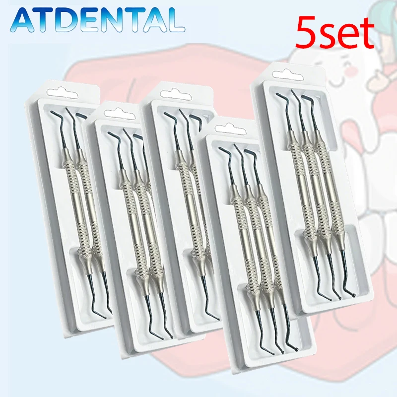 

5set Dental Composite Spatula Set - Heat-Resistant Spatulas for Resin Placement & Contouring Dental Lab