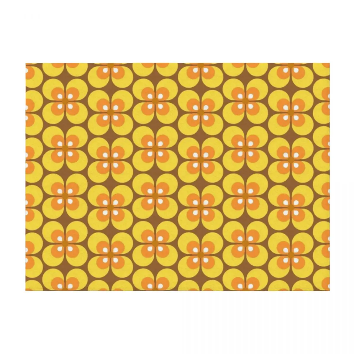 

70s Harvest Pattern Throw Blanket Sofa blankets and throws Luxury Thicken Cute Plaid Blankets