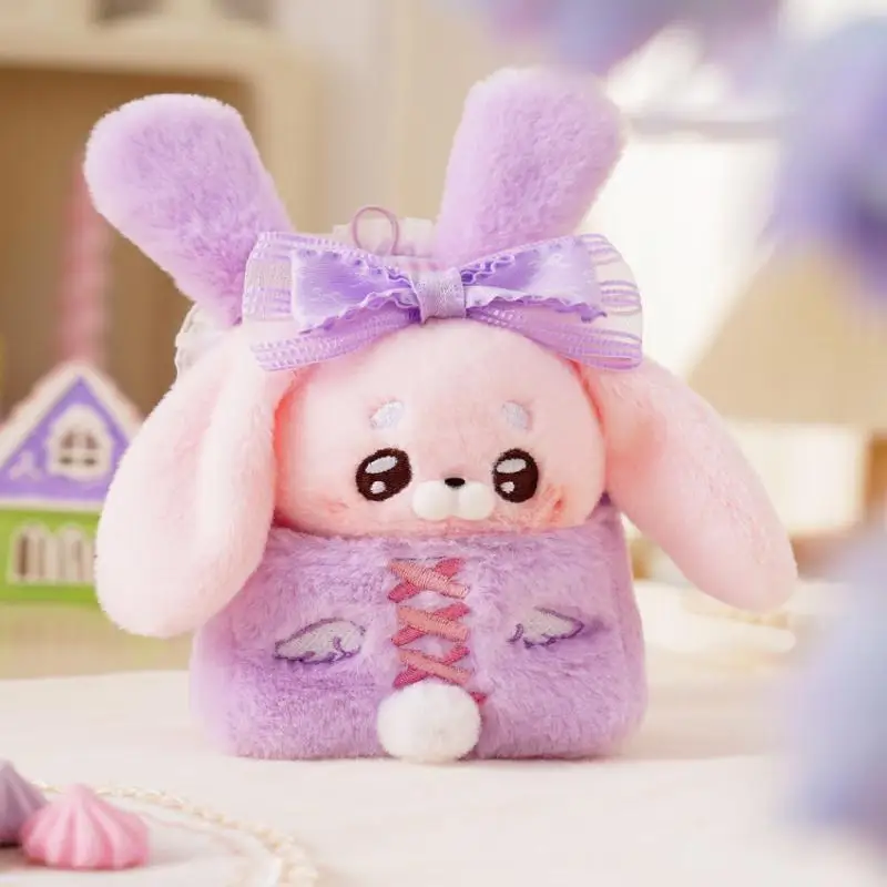 귀여운 인형 펜던트 플러시 토이 토끼 디자인 진정 효과 소녀 방 장식 생일 크리스마스 선물 재고 있음 동물 인형