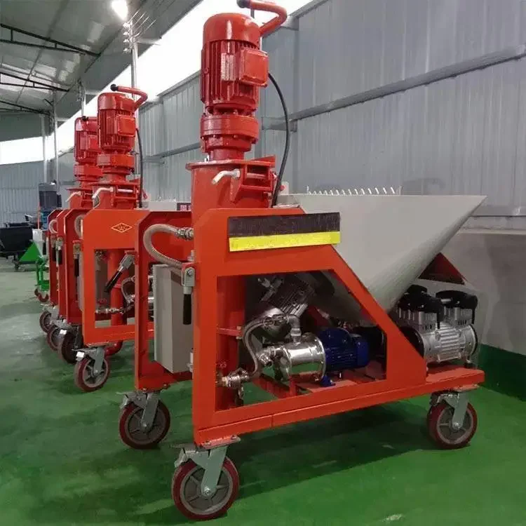 Plaster Spray Equipment M6 M9 Automatic Gypsum Spraying Machine