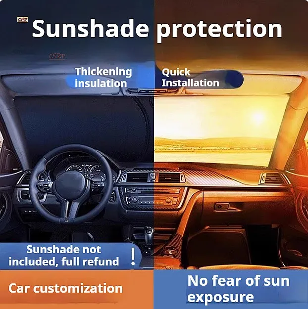 Car Sun Visor For Honda Fit GK3 GK4 2014~2020 Front Windshield Sunshade Heat Insulation Summer Cooling Auto Accessories Foldable view 5