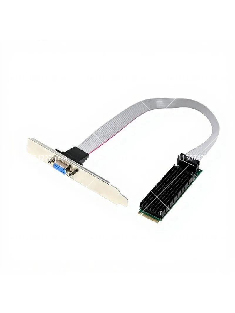 Single Port 2K GPU Graphics Card M.2 M Key 2280 to 2K VGA Embedded Industrial-Grade Network Adapter