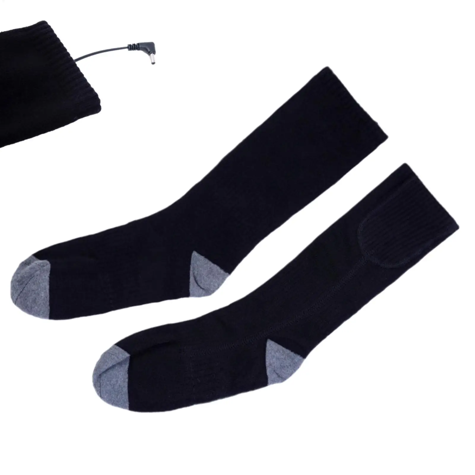 

Электрические носки, 2200 мАч, женские носки с USB-подогревом и 3 уровнями нагрева, противоскользящая грелка для ног, термозащита для холодной погоды