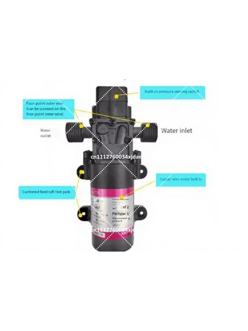 Automatic Water Feeding Bucket, Self-Priming Pump for Handwashing Station, Faucet Pump, Auto Start Stop 15W 30W