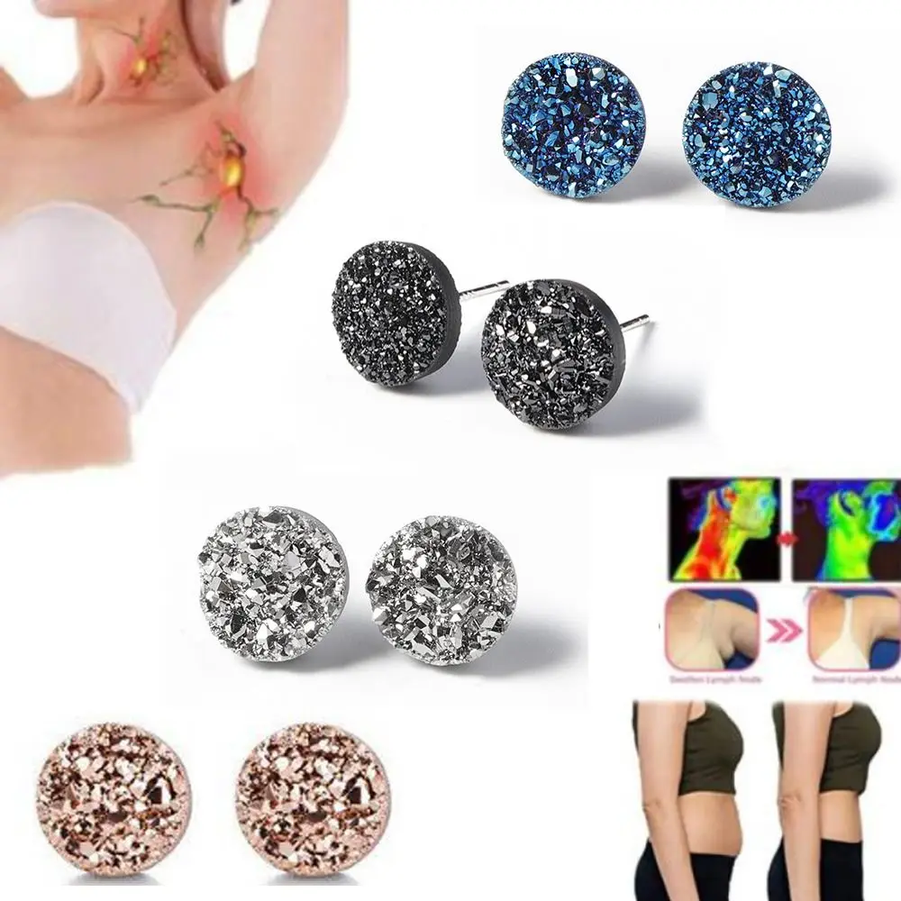 for Weight Loss Lymphatic Magnetotherapy Earrings Therapy Earrings for Anxiety and Stress Magnetherapy Germanium Earrings