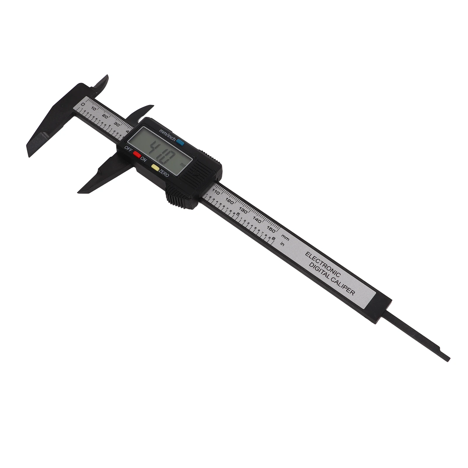 Digital Caliper Millimeter Inch Conversion Vernier Caliper Scratch Proof Large LCD Screen 0.1mm 0.01in Accuracy for Household