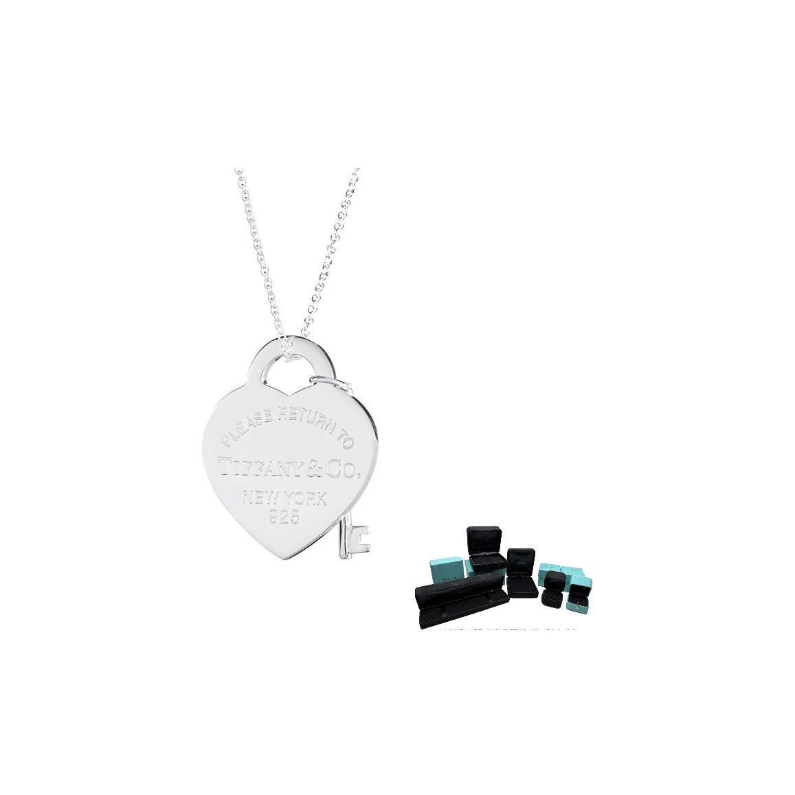 

TIFFANY & CO. Return To Tiffany Collection 925 Sterling Silver Necklaces Women's Silver 30210492