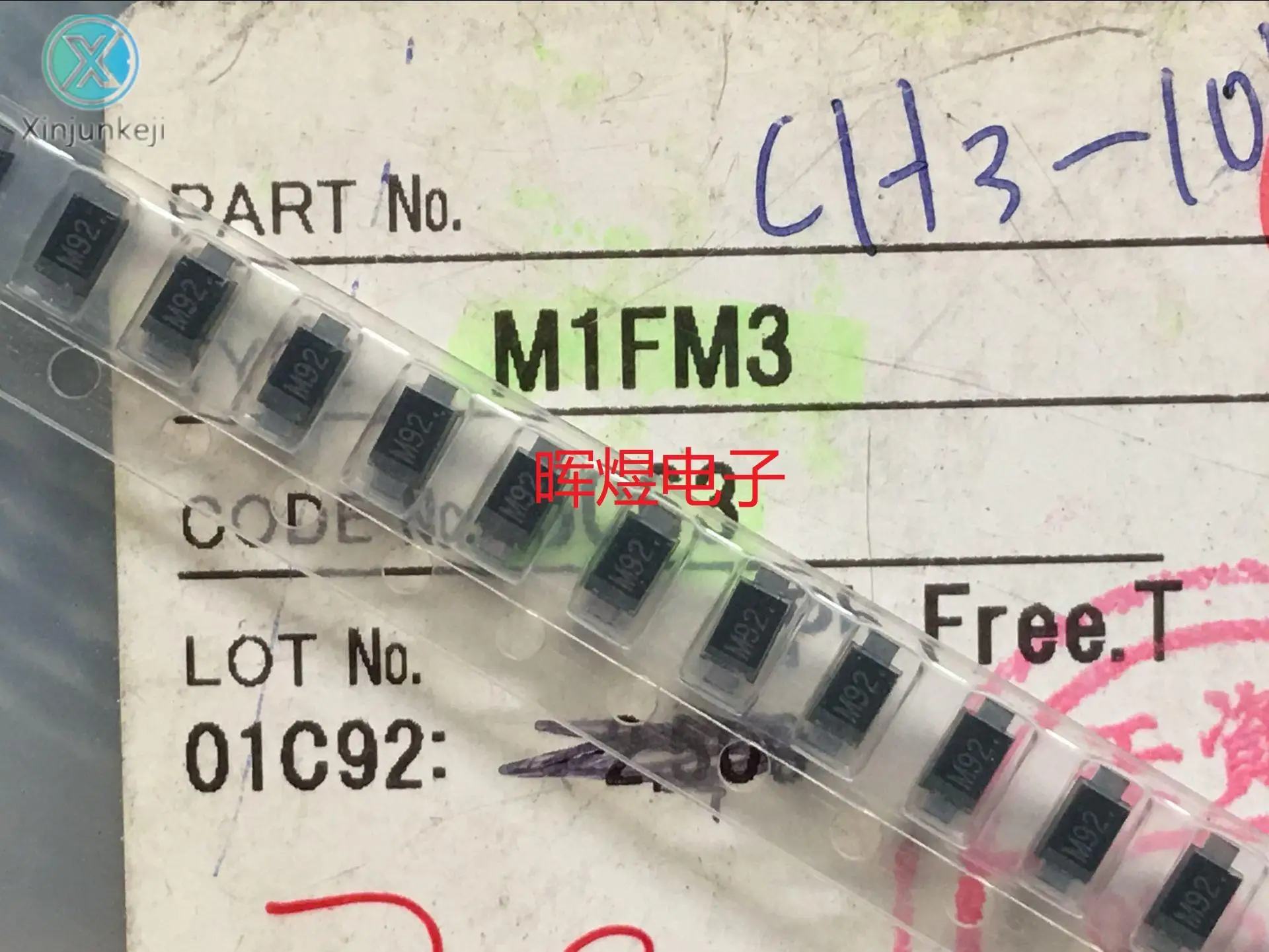 30 Chiếc Orginal Mới M1FM3 SHEINDENGEN Schottky Diode 3A/30V Sô Phi-123