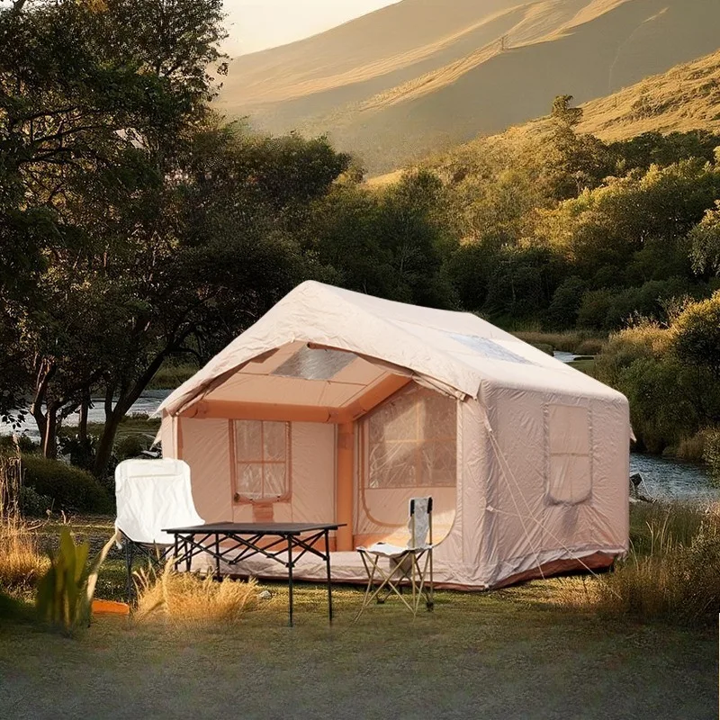 Self-driving equipment travel outdoor camping roof inflatable tent fully automatic 3-4 people